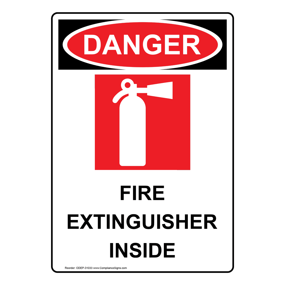 fire extinguisher inside fire extinguisher inside