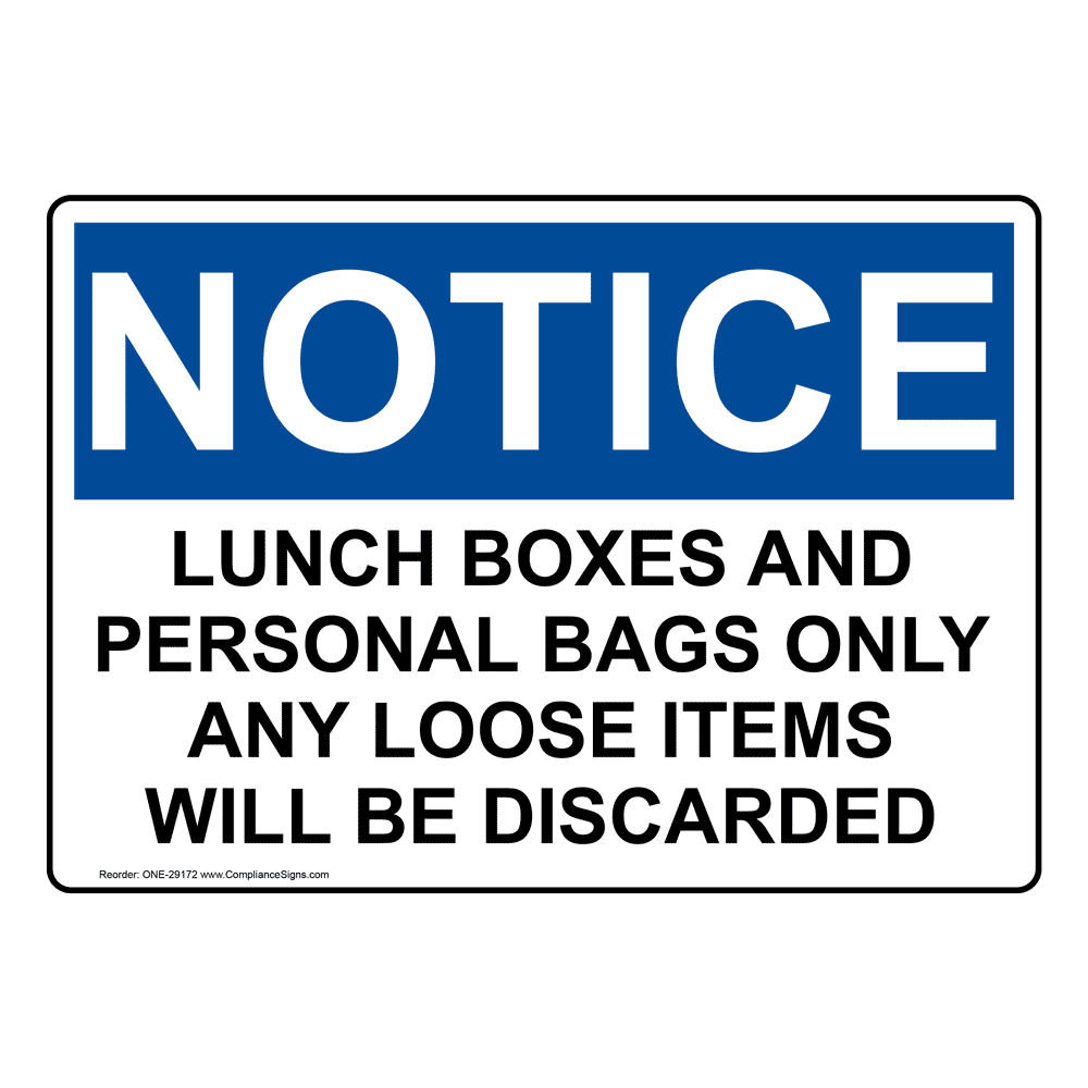Lunch bag only shop