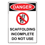 Industrial Notices - OSHA Ladder / Scaffold