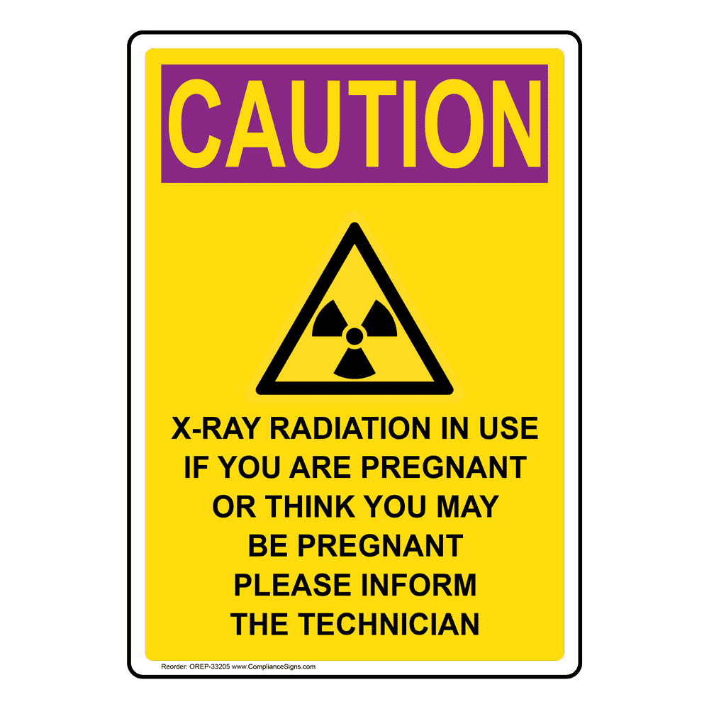 ALIMED 937650 Caution Sign X-Ray Caution 7W x 10H ALIMED 937650 Caution Sign X-Ray Caution 7W x 10H