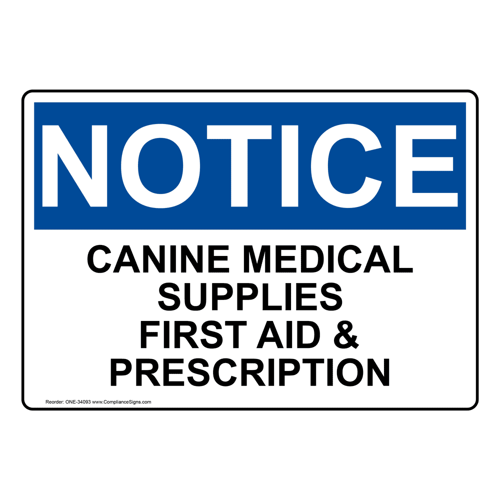 Canine hot sale medical supplies