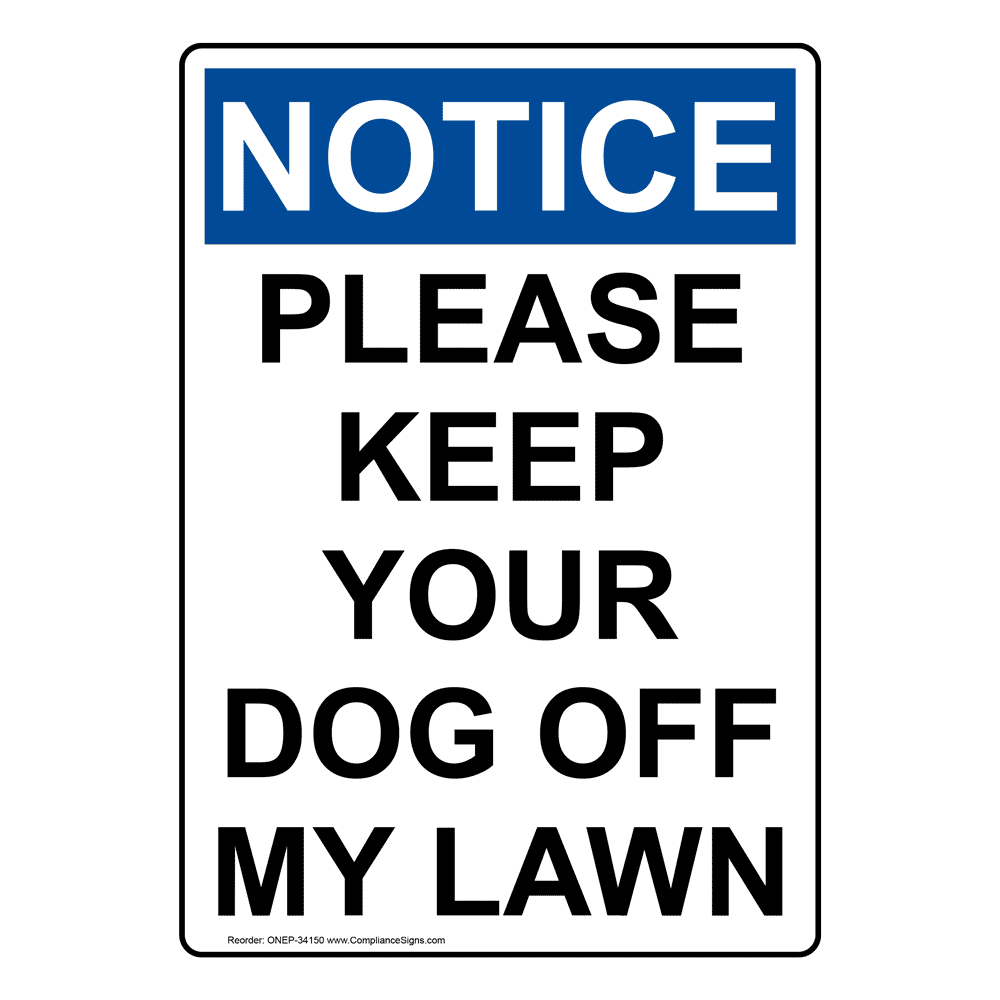 Keep Off Lawn Sign Printable