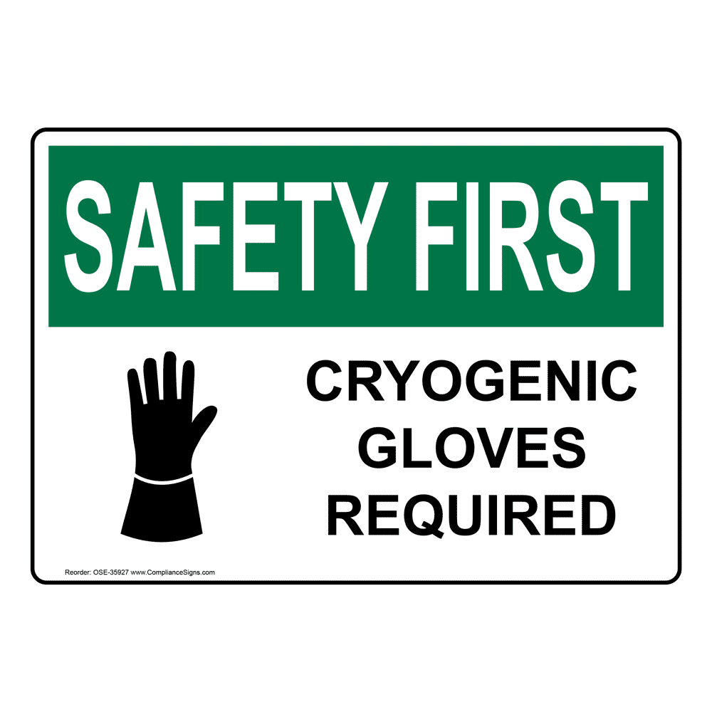 Cryogen best sale safety gloves