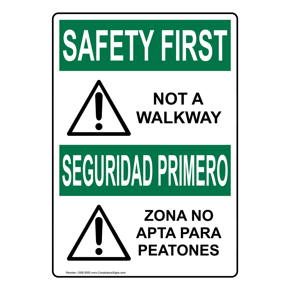 Vsafety Way In Sign – Quadrato – 150 mm x 150 mm – 1 mm plastica rigida