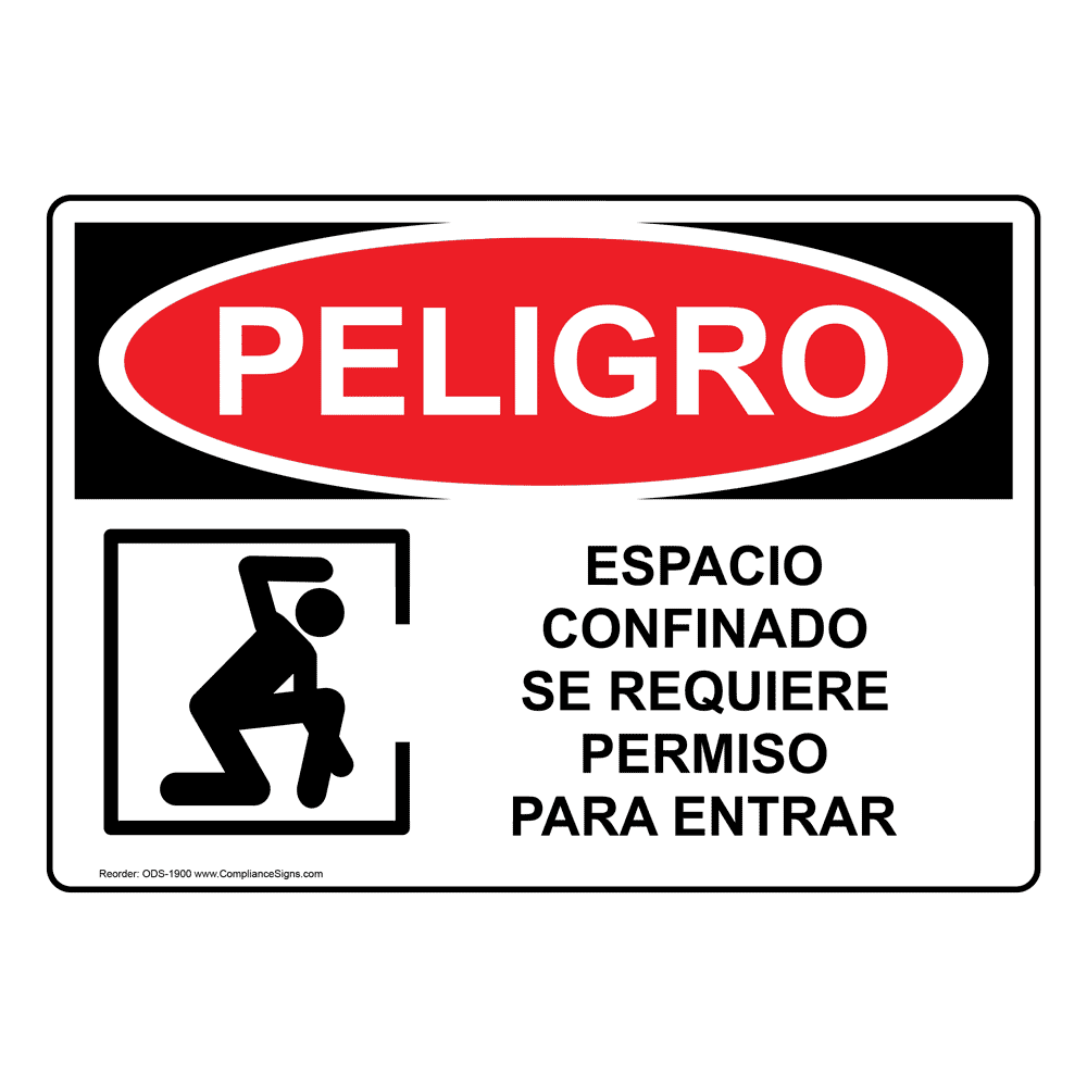 Vestil, Danger Sign (Spanish/Espanol)-Aluminum Composite, Sign Message ZONA  DE CONSTRUCCIÓN NO ENTRAR, Height 12.5 in, Width 18.5 in, Model SI-D-37-D-  - Yahoo Shopping