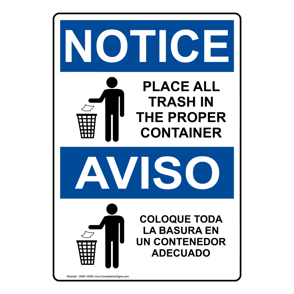 vertical-place-trash-in-proper-container-bilingual-sign-osha-notice