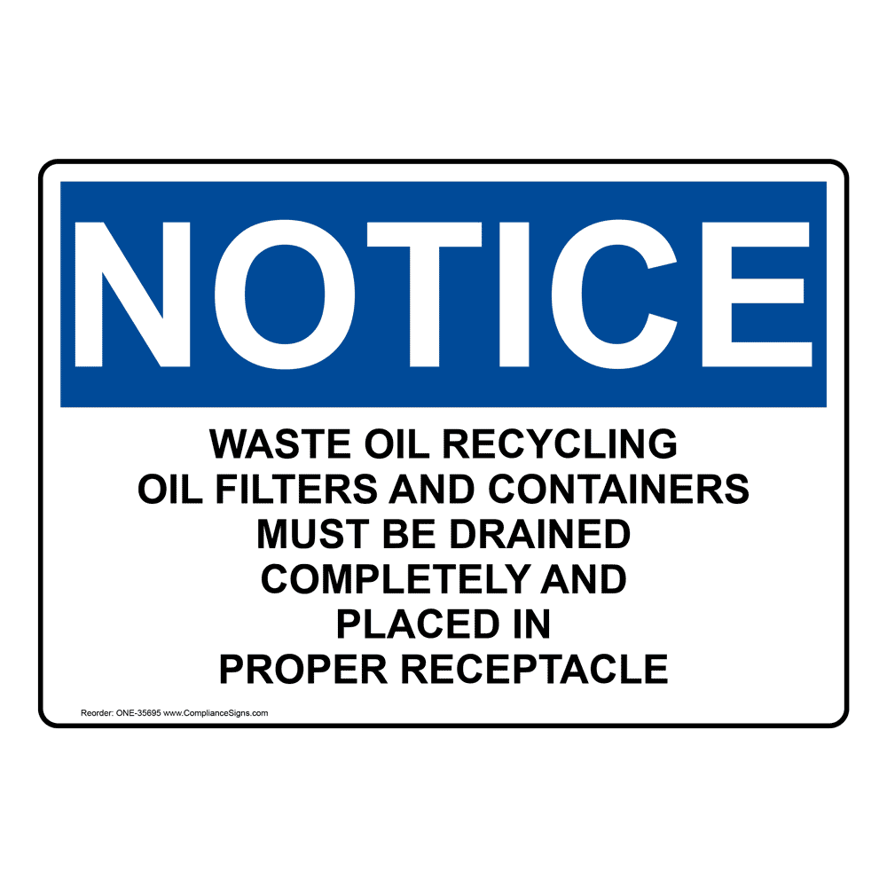 Waste Oil Containers