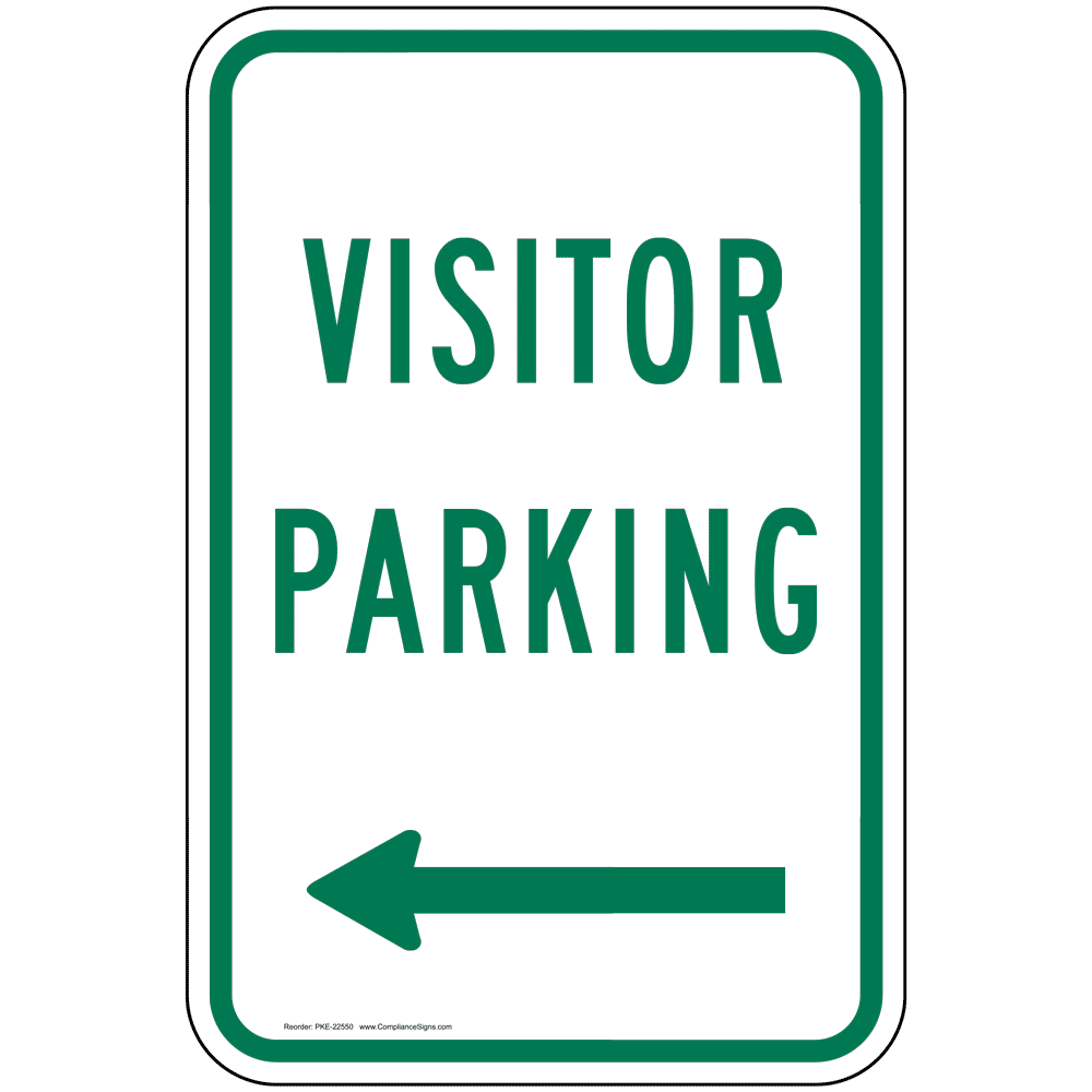 vertical-sign-visitors-visitor-parking-sign-with-left-arrow