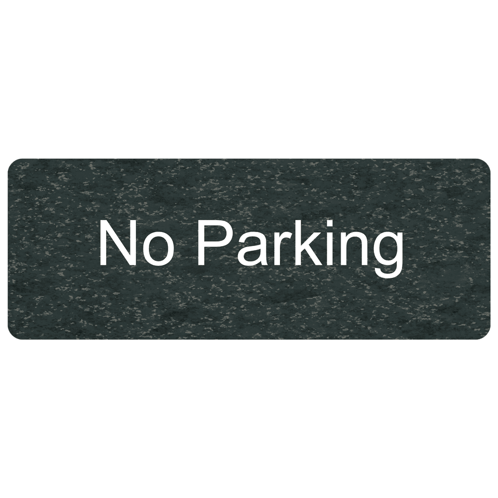 Classic Gold Premium Acrylic Sign 5-Pack Customer Parking Only CGSignLab 8x3 