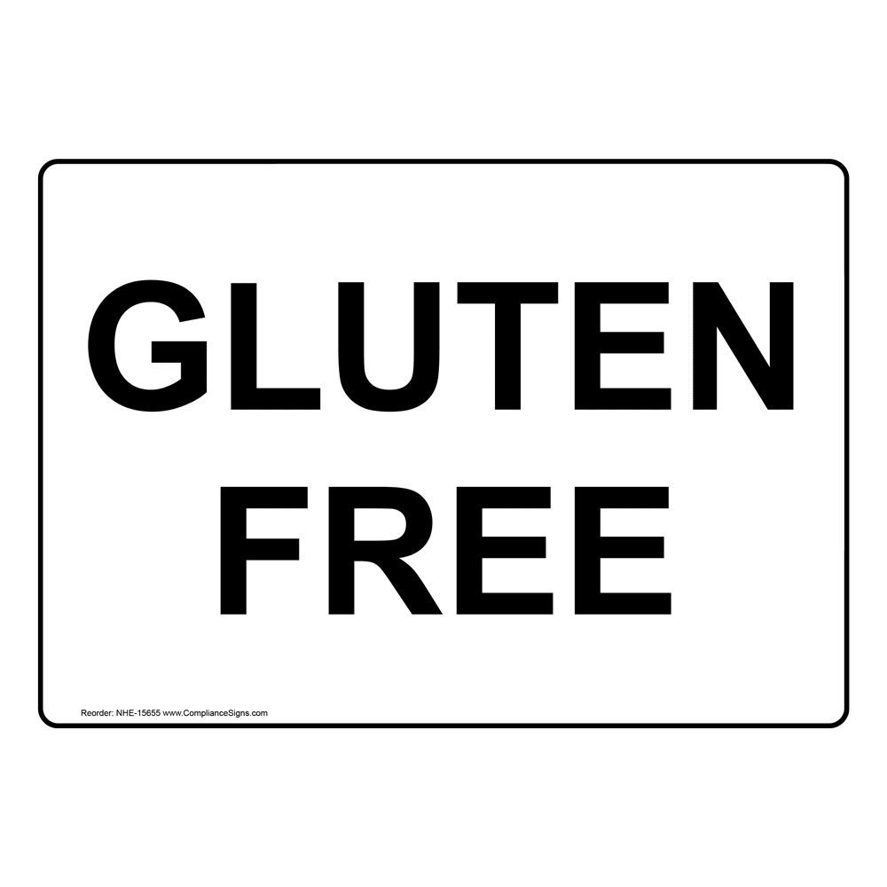 Various Colours and Sizes "Gluten Free" Warning Stickers Food Allergy Labels 