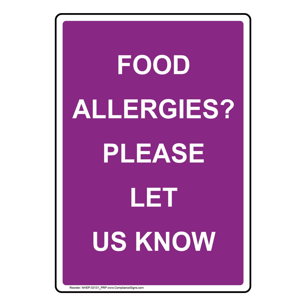 purple-vertical-sign-food-allergies-please-let-us-know