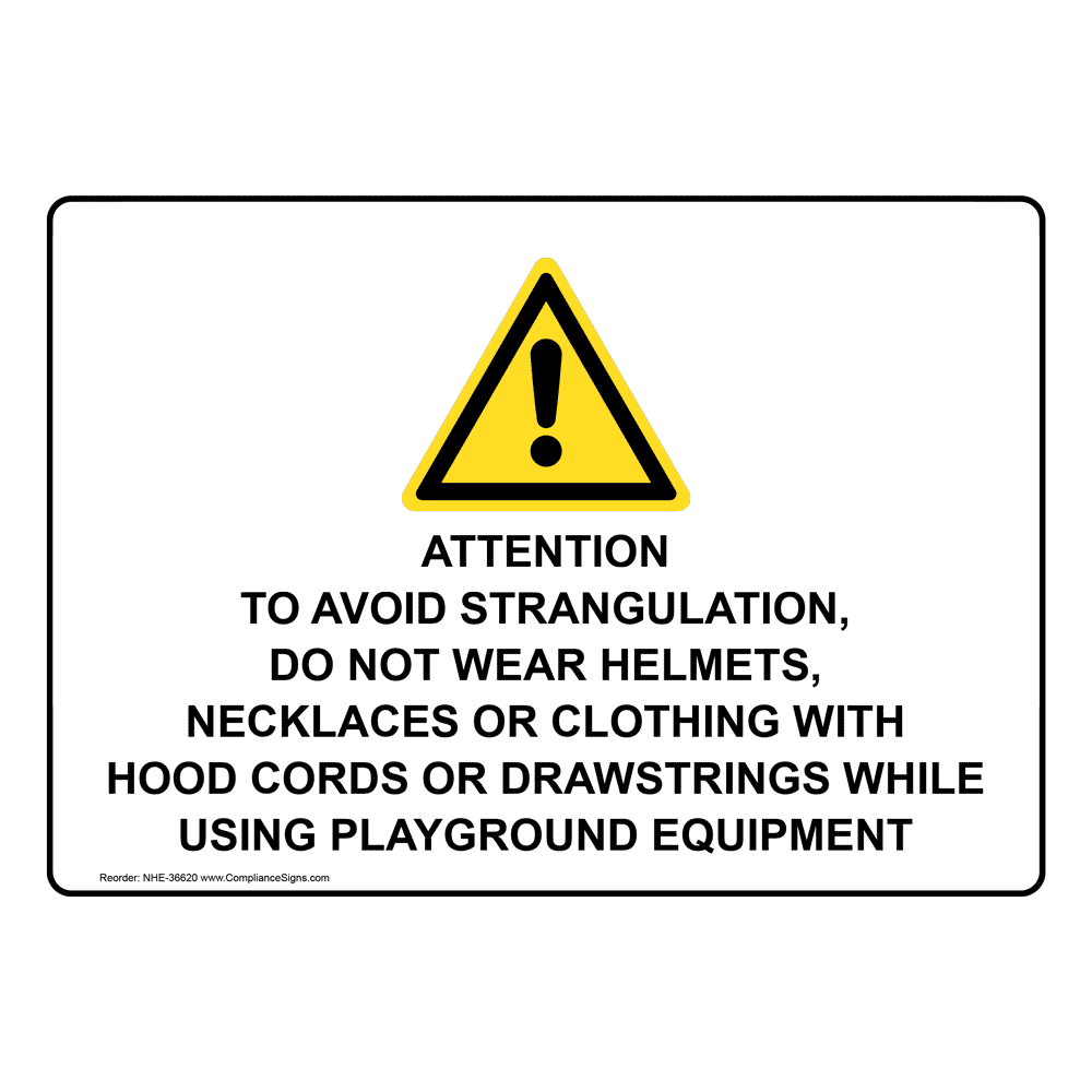 wear helmet sign