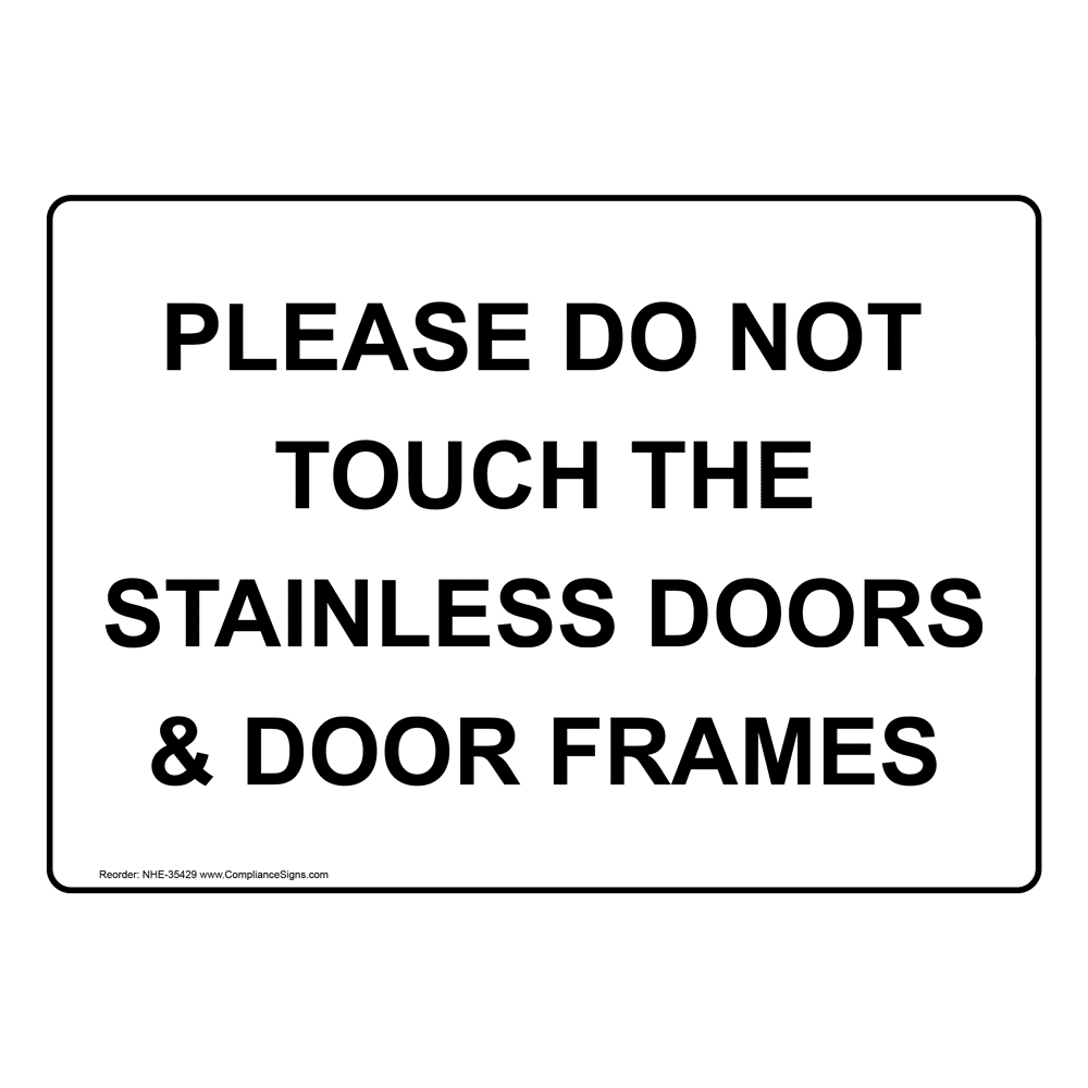 Printable Please Use Front Door Sign