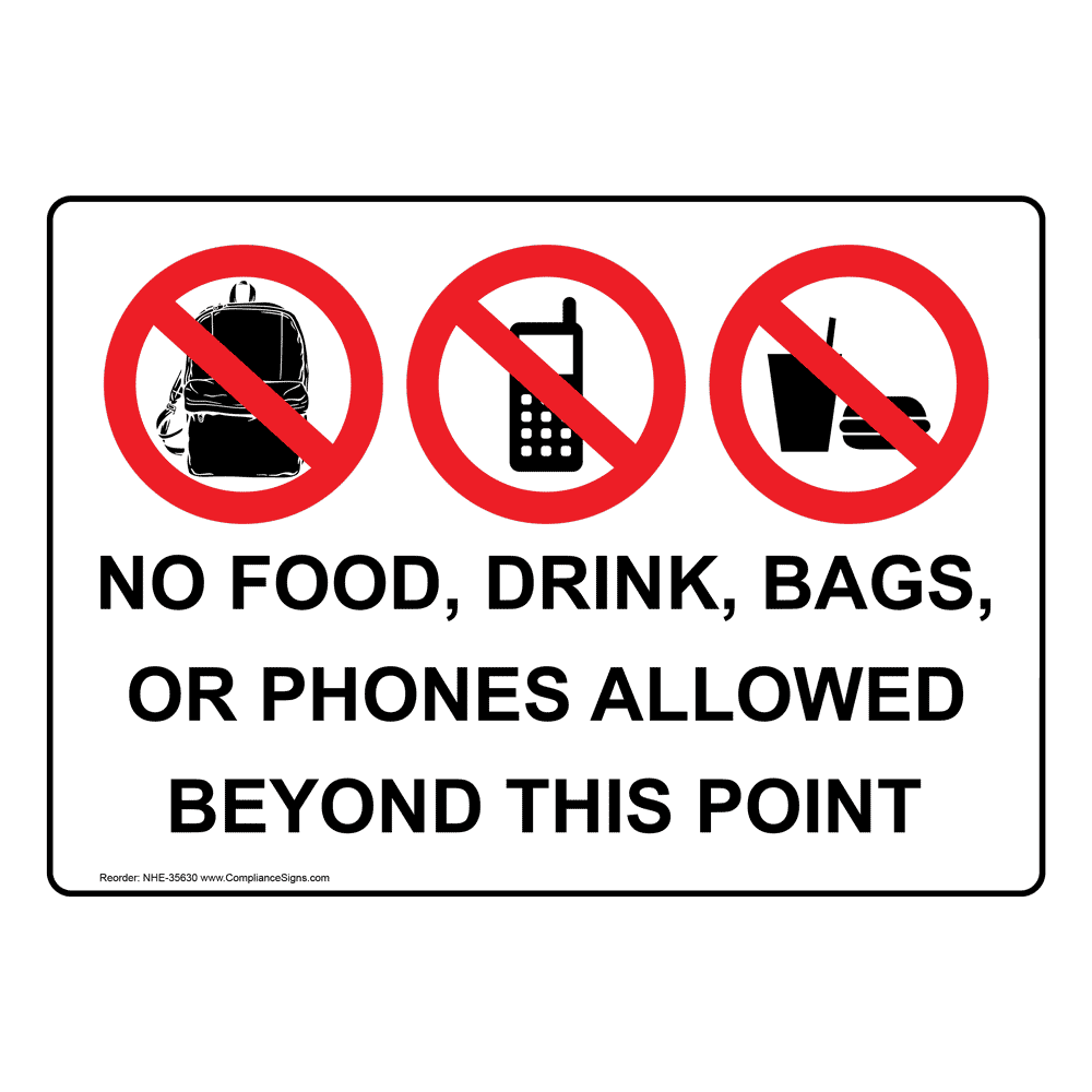 No bags clearance allowed