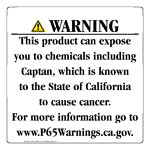 California Prop 65 Consumer Product Warning Sign CAWE-42394