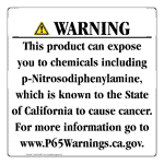 California Prop 65 Consumer Product Warning Sign CAWE-42887