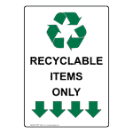 Environmental - Recycling Signs