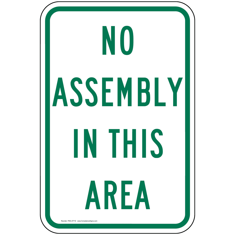 ●WITHOUT WARNING No Scooters Allowed Sign - - TreeTop Products