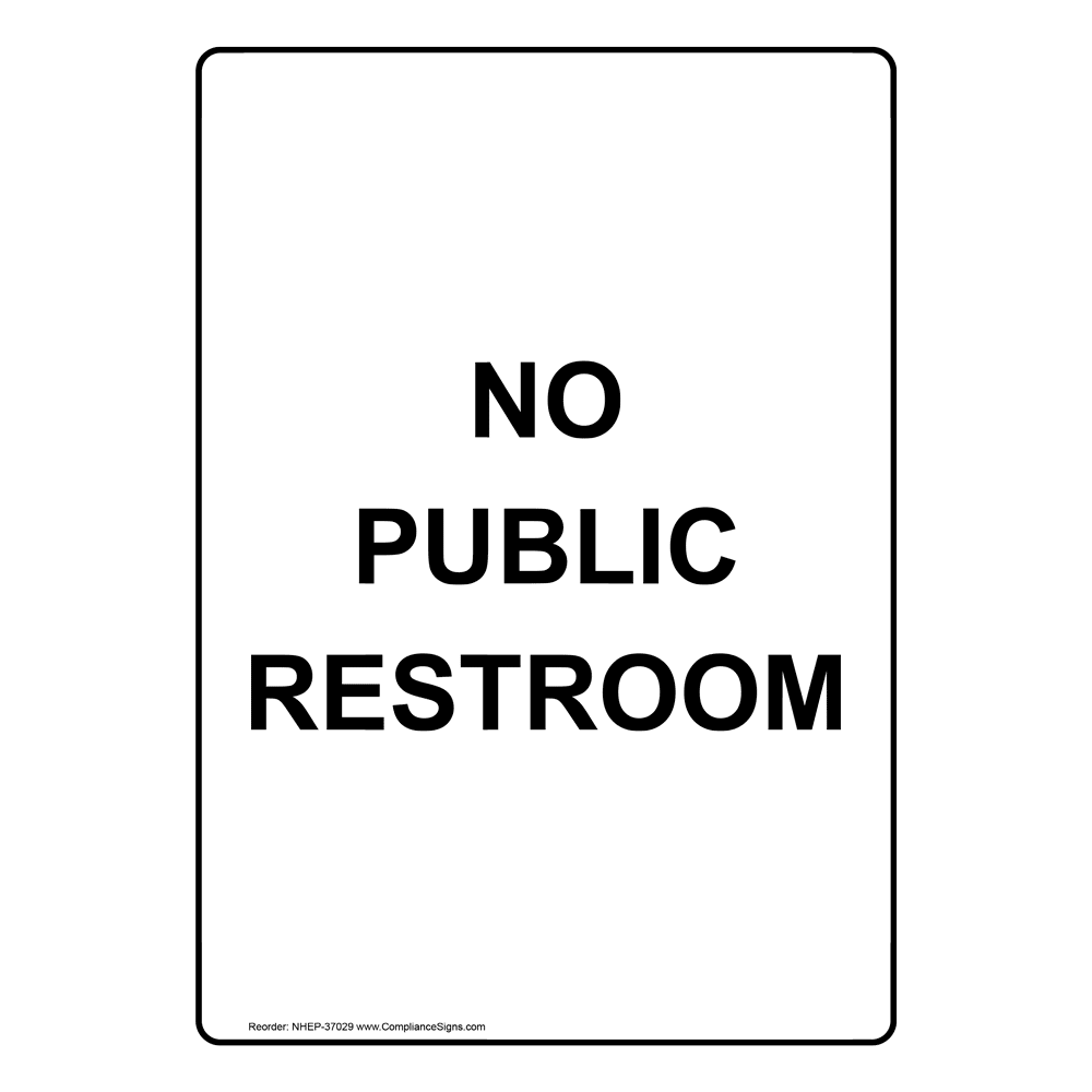 no-public-restroom-sign-or-label-vertical-white