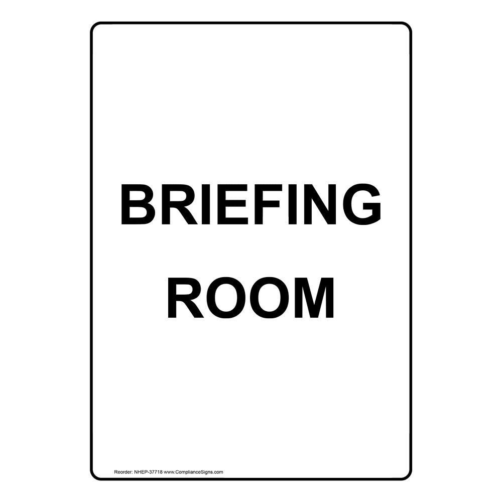 vertical-sign-room-name-briefing-room