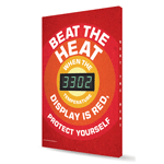 Beat The Heat LED Temperature Display Sign CS118504