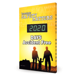 Because Safety Matters ___ Days Accident Free Digital Scoreboard CS411668