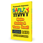 Teamwork Improves Safety ___ Days Accident Free Digital Scoreboard CS454641