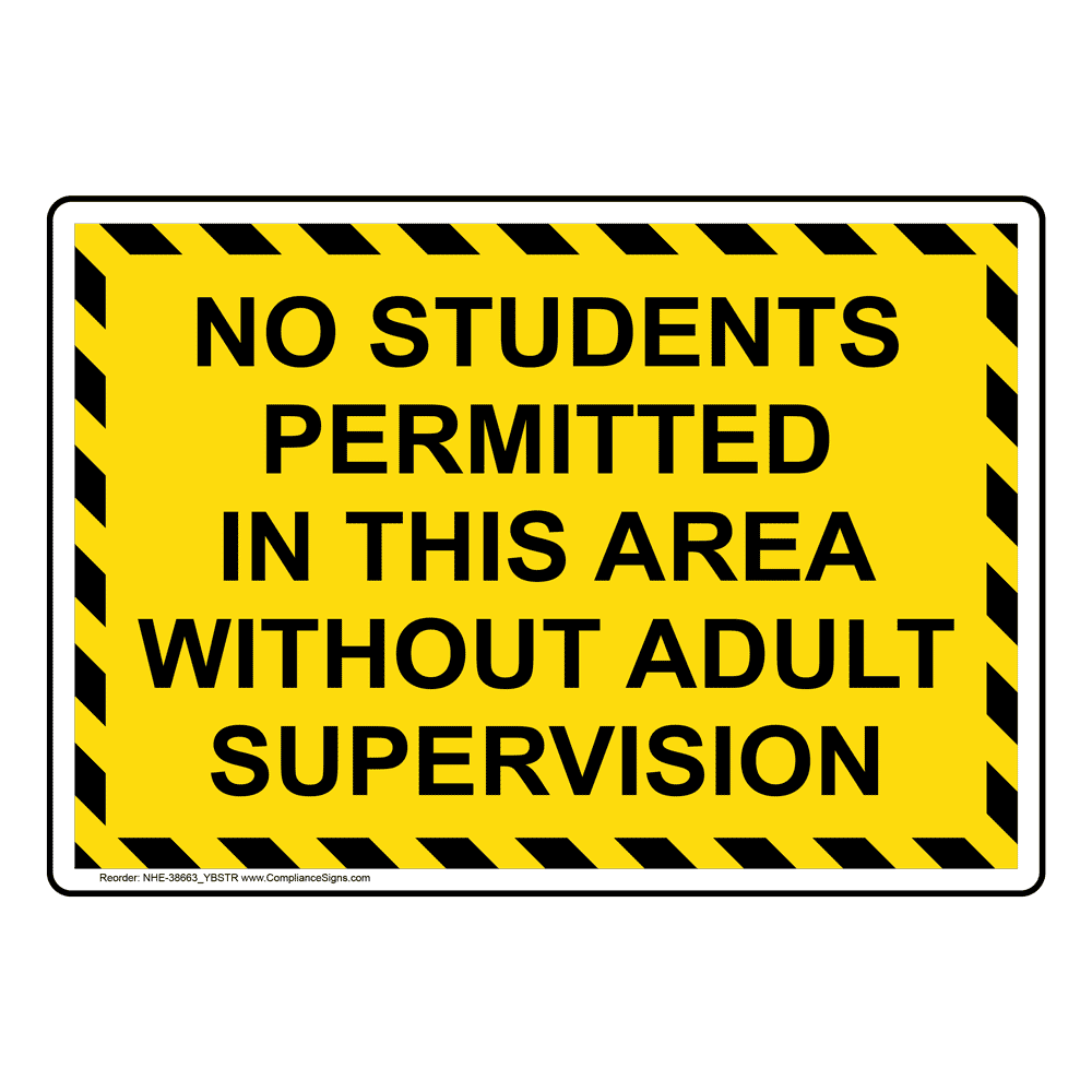 no studying sign