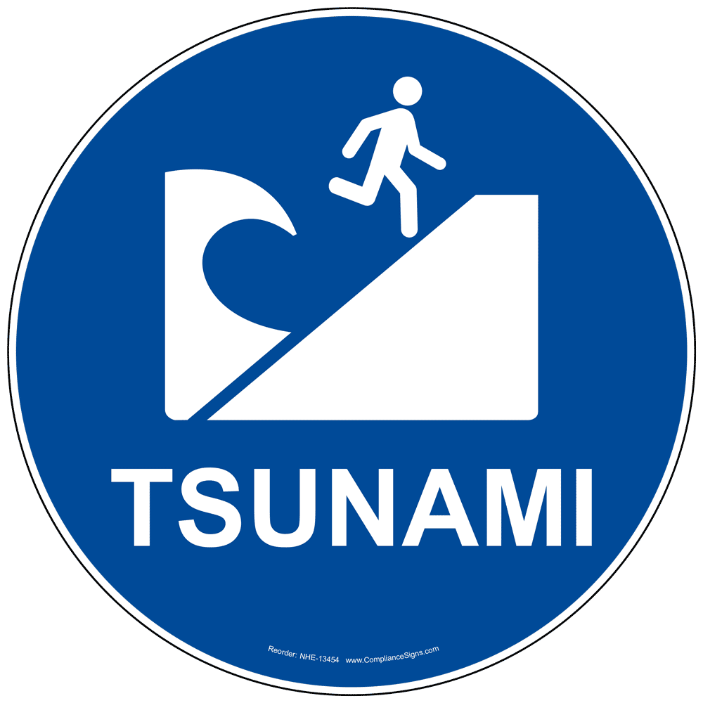 Tsunami warning signs