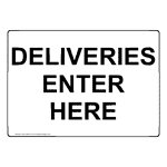 Deliveries Enter Here Sign NHE-29879