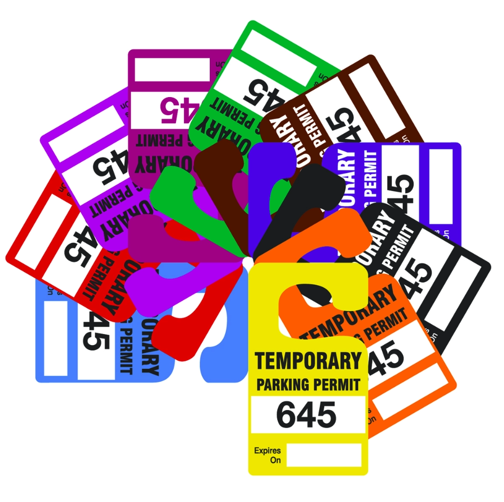 temporary-parking-permit-hang-tags-10-colors