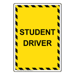 Portrait Student Driver Sign NHEP-14603