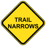 Trail Narrows Sign NHE-17483 Recreation