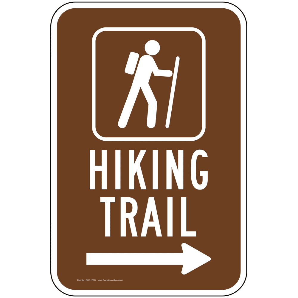 vertical-sign-trail-hiking-trail-right-arrow-sign