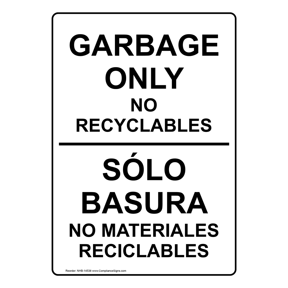 Trash Can In Spanish Translation