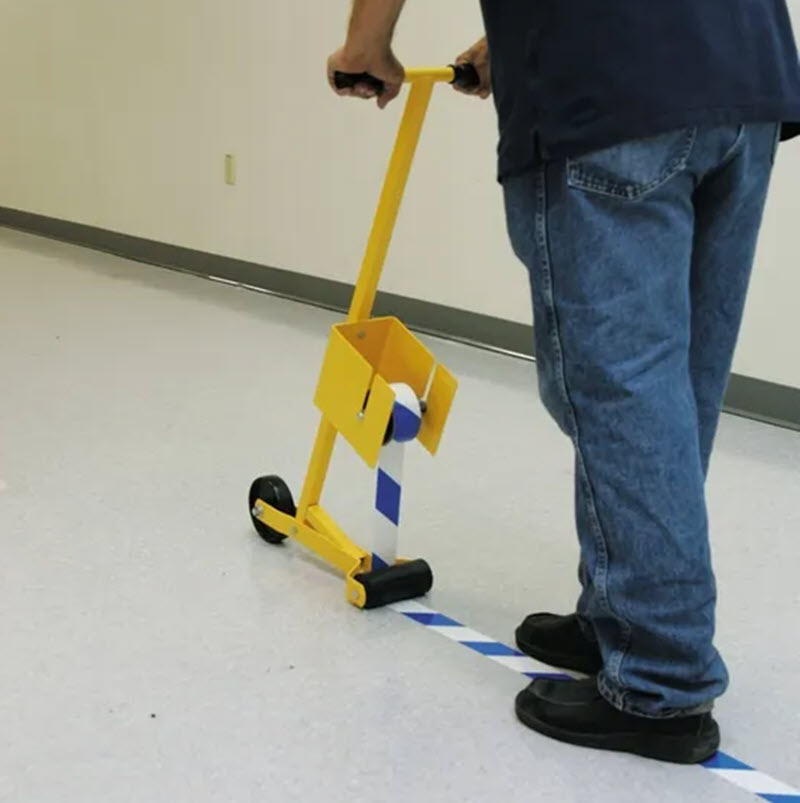 Easy-to-Use Vinyl Floor Tape Applicator - Up to 4 Tape - 5S Product