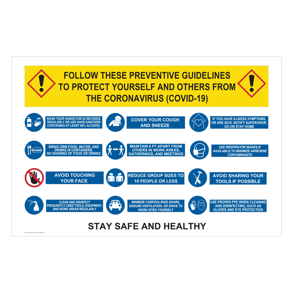 Industrial Notices Sign - Follow These Preventive Guidelines