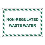 Non-Regulated Waste Water Sign NHE-35371_WGSTR