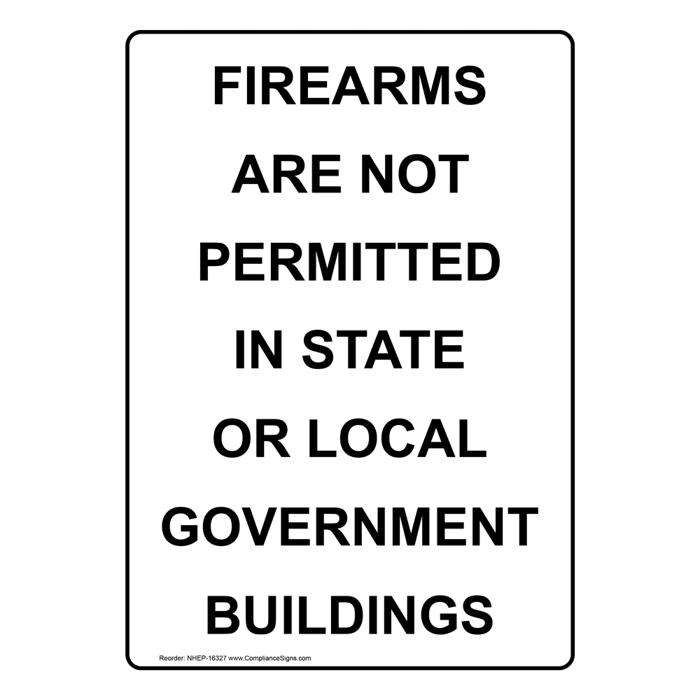 vertical-sign-weapons-restricted-firearms-are-not-permitted