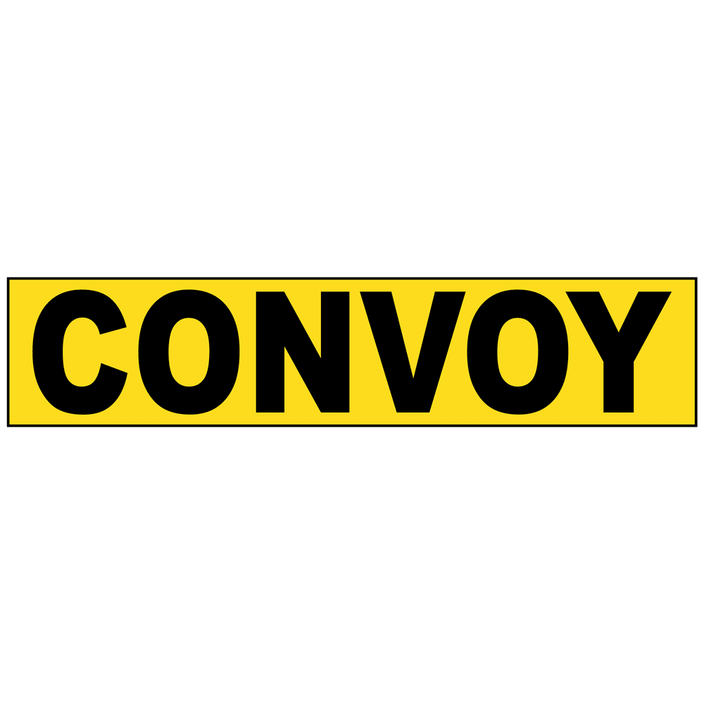 Convoy Banner NHE-14931 Wide / Oversize / Long Load