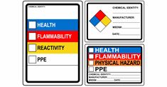 Chemical Safety Signs and Labels