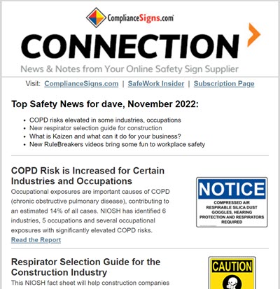 Workplace Safety and 5S Newsletter
