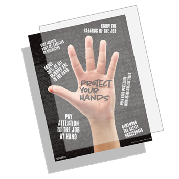 Poster Lamination Adds Protection Laminated safety poster